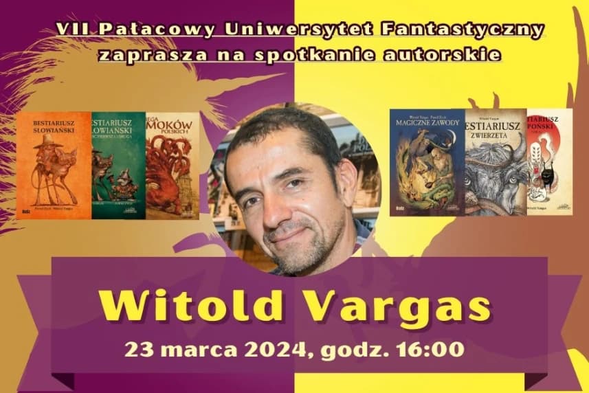 Witold Vargas już w sobotę w Pałacu Młodzieży