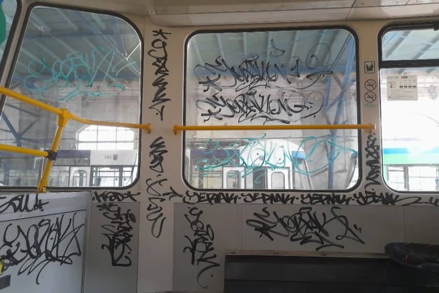 Szczecin: Tramwajowi graficiarze w natarciu