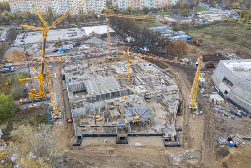 Aquapark „Wasserfabrik” – Nachrichten vom Bau #11 Aquapark „Wasserfabrik”