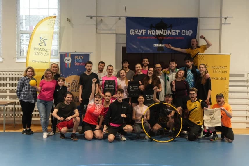 Znamy wyniki Gryf Roundnet Cup 2024/01 Turniej Gryf Roundnet Cup w Szczecinie