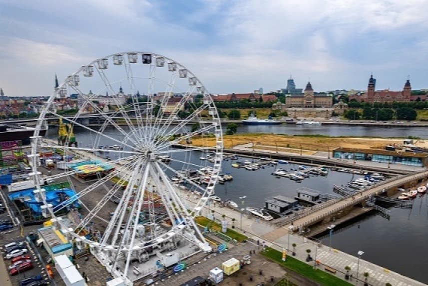 Wheel of Szczecin powraca na Łasztownię Wheel of Szczecin powraca na Łasztownię.