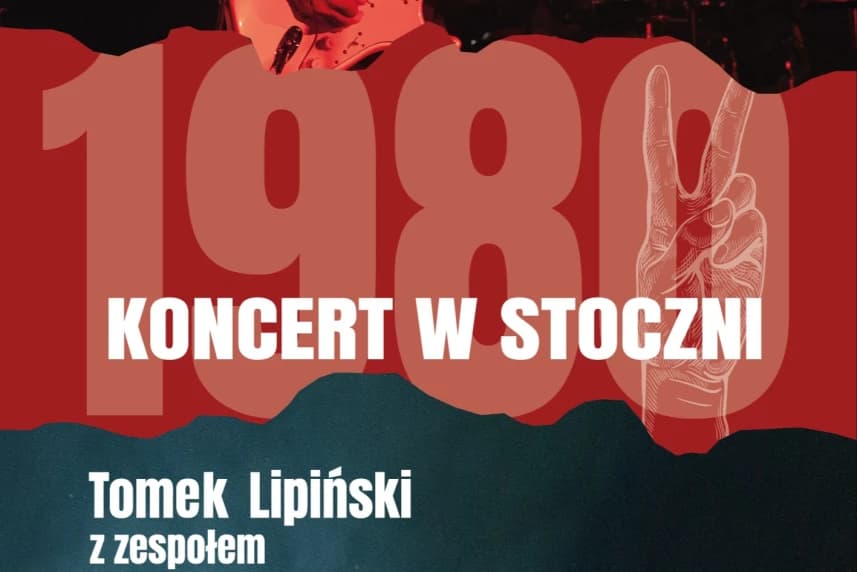 Koncert w Stoczni. Tomek Lipiński z zespołem Koncert w Stoczni. Tomek Lipiński z zespołem