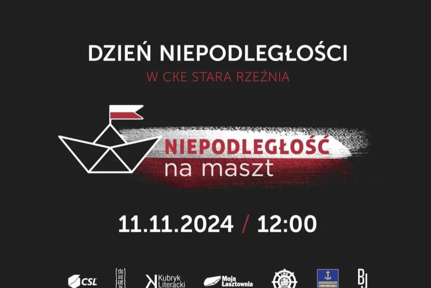 Stara Rzeźnia zaprasza na Morskie Święto Niepodległości „Niepodległość na Maszt” zacznie się o godzinie 12:00. Uroczystość tradycyjnie już zostanie zainaugurowana na Skwerze Kaptanów.
