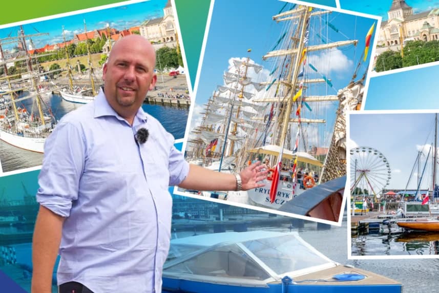 Wylicytuj prywatny rejs w trakcie Żagli 2025! Jacek Woch – miejski przewodnik, który na co dzień oprowadza turystów po Szczecinie, teraz zaprezentuje nasze miasto od strony wody i opowie najciekawsze historie oraz legendy związane z szczecińskim portem.
