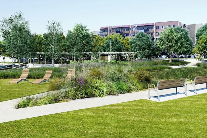 Parki dla szczecinian zazielenią miasto Program obejmuje inwestycje o różnej skali: 4 parki miejskie (park Żeromskiego, park Majowe, park przy Cukrowej oraz Stawy Bliźniaki), 14 parków osiedlowych i 10 parków kieszonkowych.