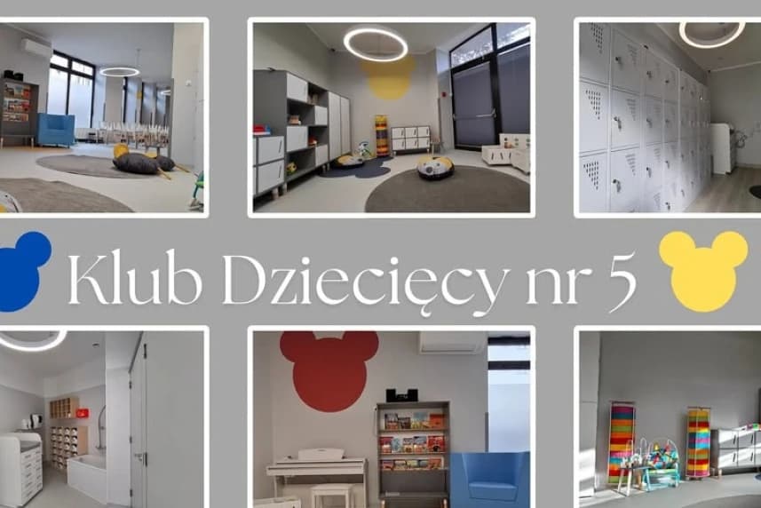 Wolne miejsca w żłobku i klubie dziecięcym Fot. Wnętrza Klubu Dziecięcego nr 5 w Szczecinie
