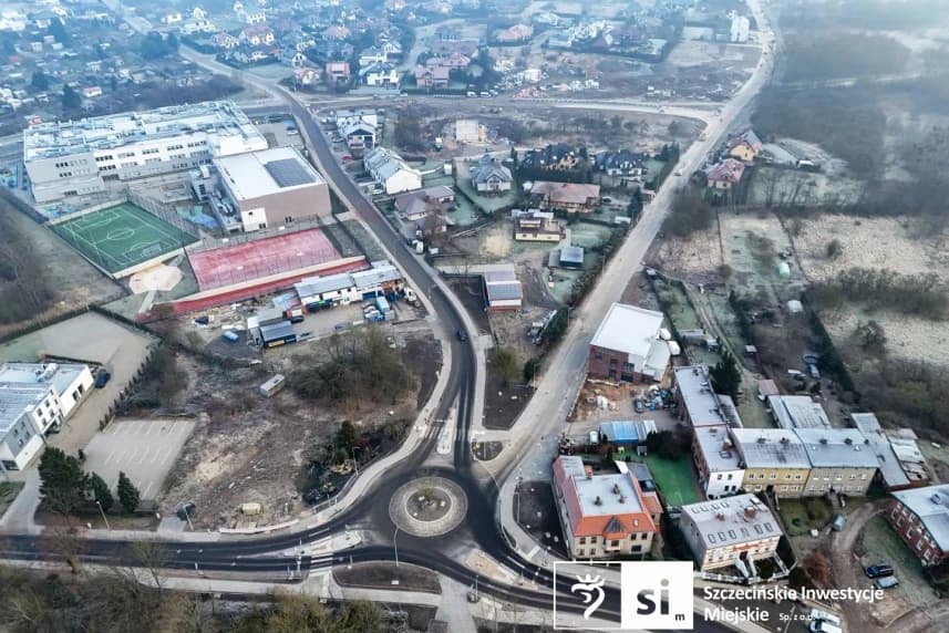 Nowe chodniki i jezdnie.  Przebudowa na północy na ostatniej prostej Modernizacja układu drogowego dzielnicy Północ w Szczecinie