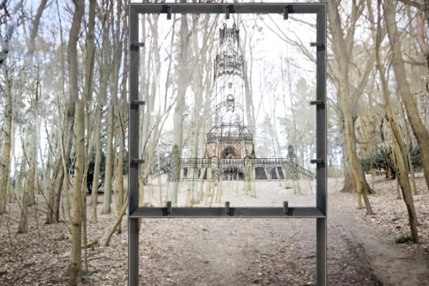 Wokół wieży Quistorpa wiele się zmieni. Co dokładnie? Pozostałości wieży widokowej, wzniesionej na początku ubiegłego wieku na Wzgórzu Arkony w Lesie Arkońskim.