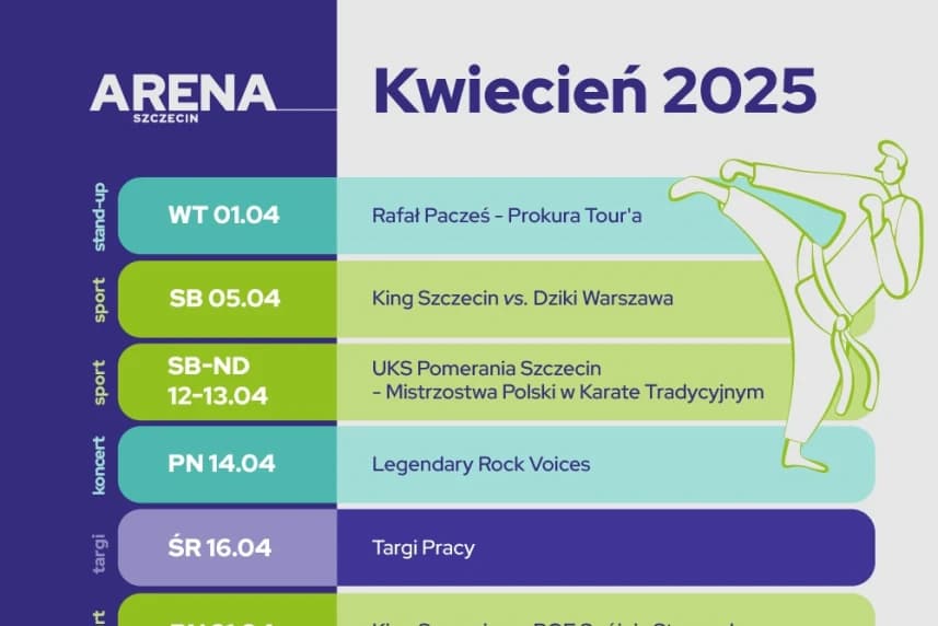 Kwiecień w  Netto Arenie: sportowe emocje, rozrywka i targi pracy Kwiecień w  Netto Arenie: sportowe emocje, rozrywka i targi pracy