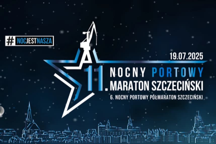 Zmiany w komunikacji miejskiej w związku z „11. Nocnym Maratonem Szczecińskim” 11. Nocny Portowy Maraton Szczeciński