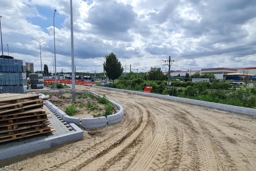 Postęp prac na pętli Turkusowa Postęp prac na pętli Turkusowa