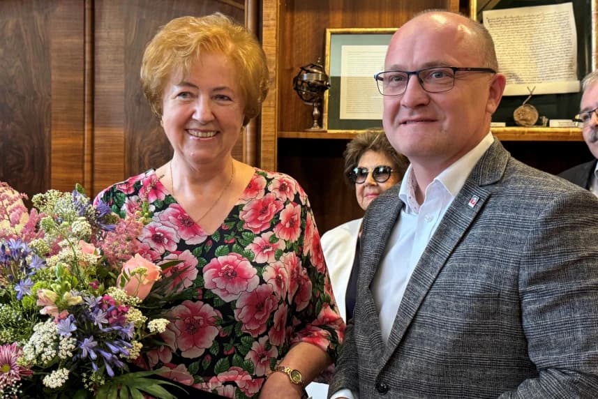 Ćwierć wieku pracy na rzecz mieszkańców Longina Kaczmarek i Piotr Krzystek