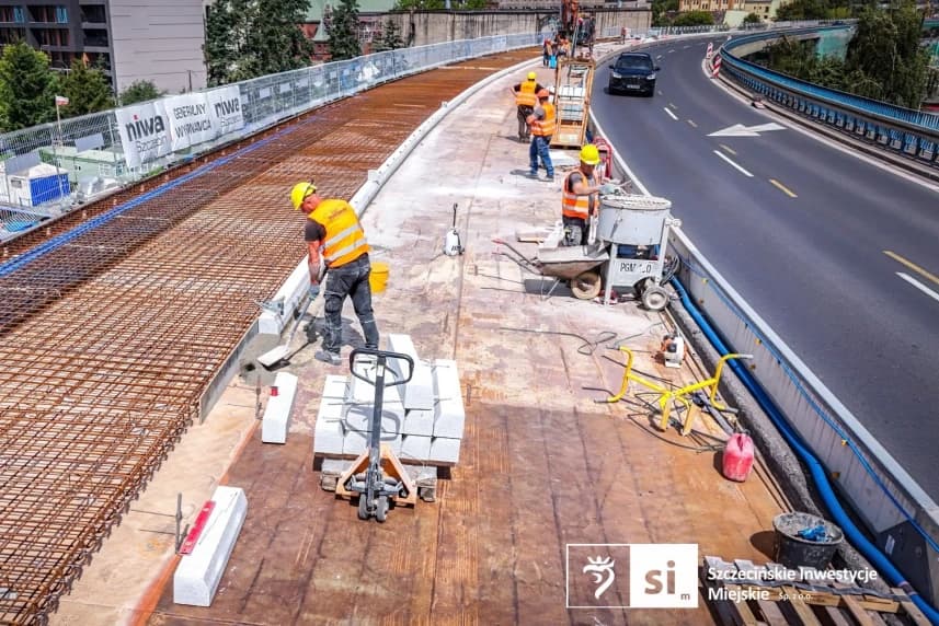 Modernizacja Trasy Zamkowej. Trwa naprawa konstrukcji i nawierzchni Modernizacja Trasy Zamkowej