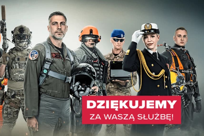 Dziękujemy za Wasza służbę. Przed nami Święto Wojska Polskiego Dziękujemy za Wasza służbę. Przed nami Święto Wojska Polskiego