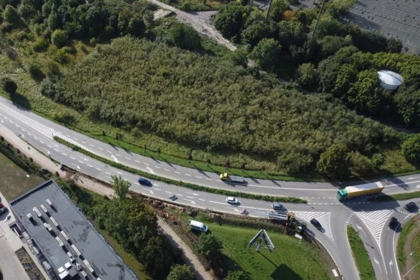 Cukrowa. Budowa oświetlenia ulicznego Cukrowa. Budowa oświetlenia ulicznego