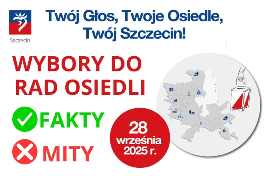 Wybory do Rad Osiedli. Fakty i mity 28 września wybierzemy nowych członków szczecińskich Rad Osiedli. Warto wziąć udział w tych wyborach, bowiem bez naszego zaangażowania Rada Osiedla może w ogóle nie powstać!