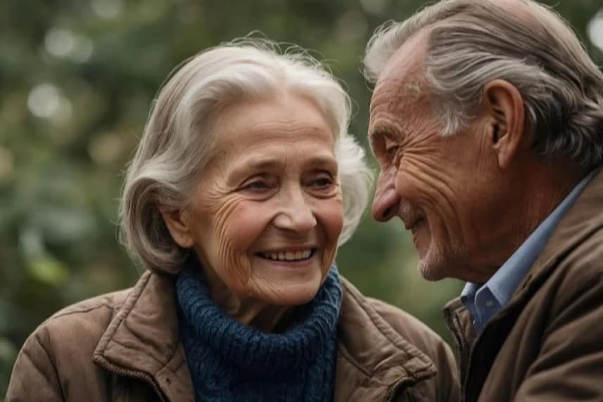 Praktyczna wiedza i wsparcie dla opiekunów. Konferencja o chorobie Alzheimera w Szczecinie Para starszych osób