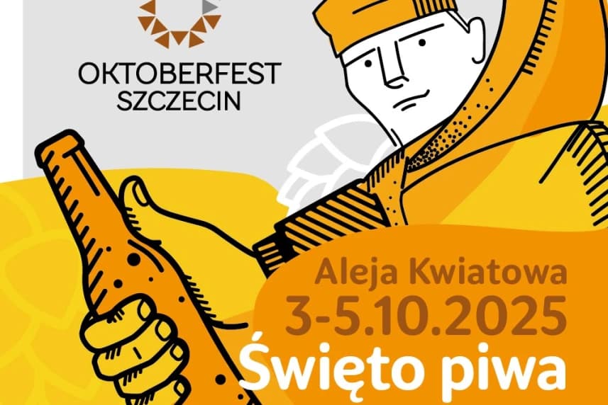 Oktoberfest Szczecin 2025. Godziny otwarcia + program Oktoberfest Szczecin 2025. Grafika informacyjna