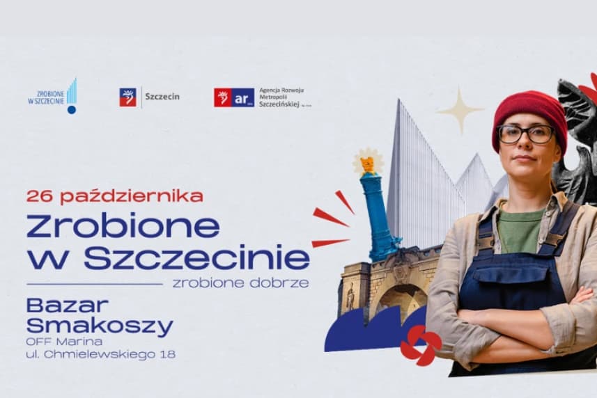Festiwal „Zrobione w Szczecinie”. Rękodzieło, smaki i design Grafika informacyjna