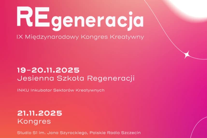 IX Międzynarodowy Kongres Kreatywny Design Plus | 19-21 listopada 2025 Plakat wydarzenia