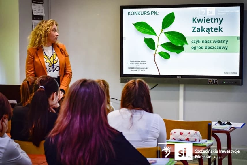 Uczniowie zaprojektują ogród deszczowy Uczniowie zaprojektują ogród deszczowy.