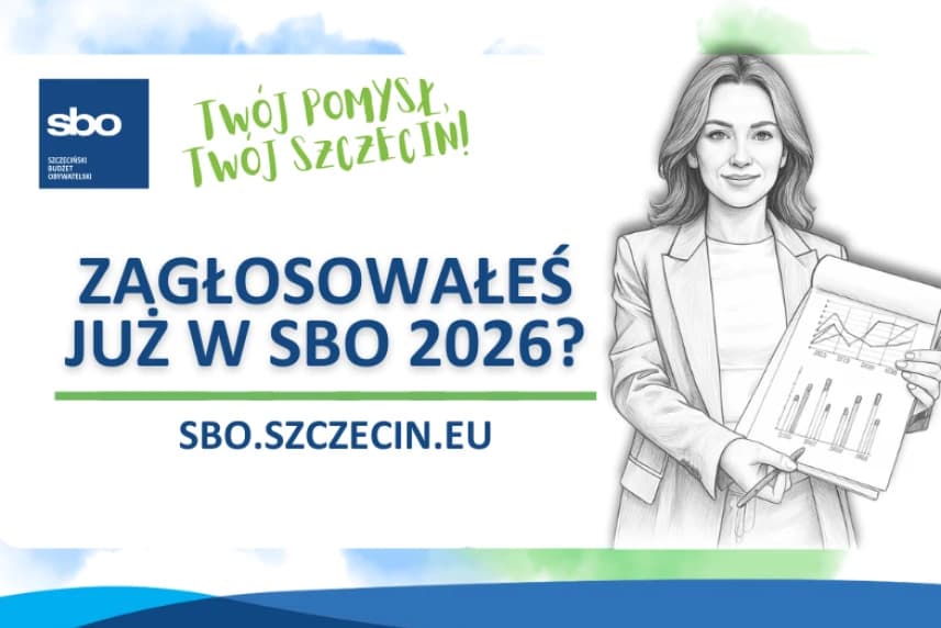 SBO 2026: Ponad 4300 szczecinian już zagłosowało. A Ty? W ciągu 24 godzin ponad 4300 mieszkańców oddało już głosy na projekty zgłoszone do SBO 26026.