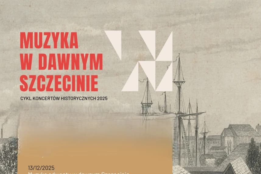 Muzyka Adwentu w dawnym Szczecinie Grafika informacyjna