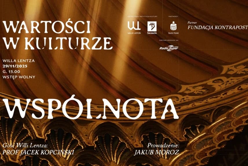 Wartości w kulturze. Wspólnota. Willa Lentza Grafika ilustracyjna