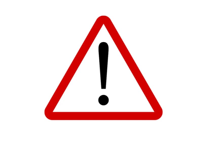 Uwaga! Usunięcie niewybuchu z Dąbia. Konieczna będzie ewakuacja mieszkańców Znak ostrzegawczy