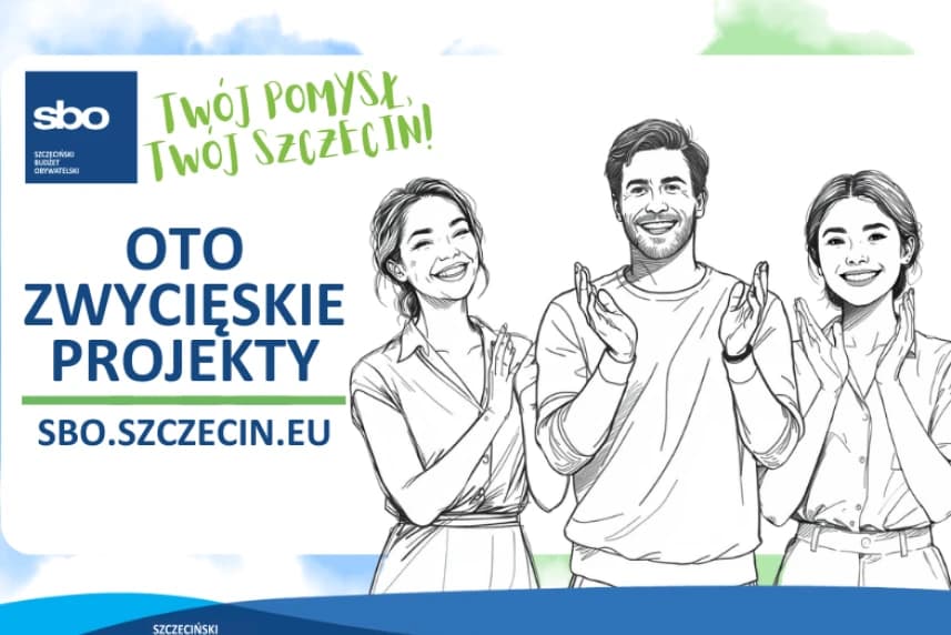 SBO 2026: oto tegoroczni zwycięzcy! 26 projektów zostanie zrealizowanych dzięki głosom mieszkańców w ramach tegorocznej edycji Szczecińskiego Budżetu Obywatelskiego.