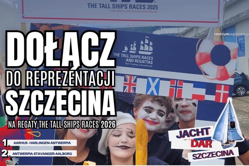 TSR 2026 na horyzoncie. Rusza nabór do Żeglarskiej Reprezentacji Szczecina Grafika ilustracyjna