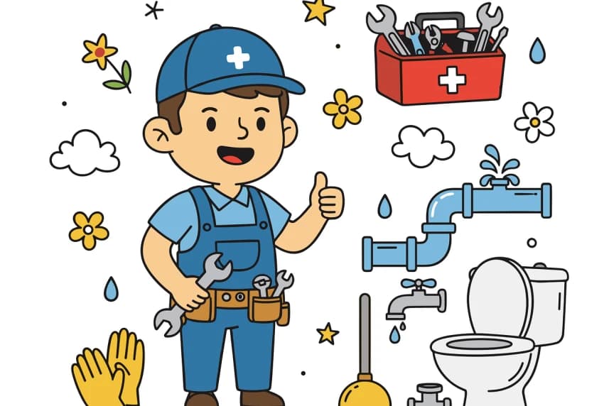 Pomoc w usterkach domowych Grafika ilustracyjna