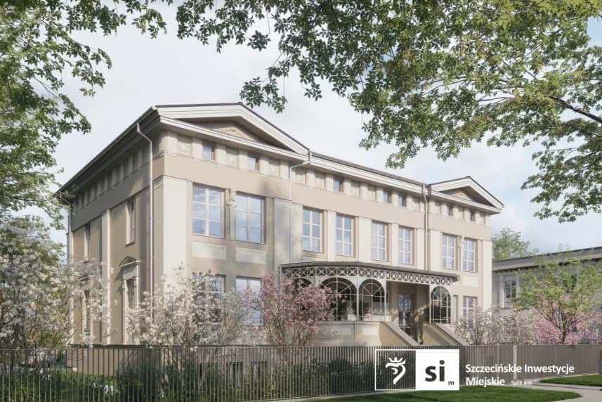 Wspólny Dom Hospicyjny. Ruszył przetarg Historyczny budynek położony przy al. Wojska Polskiego w Szczecinie.