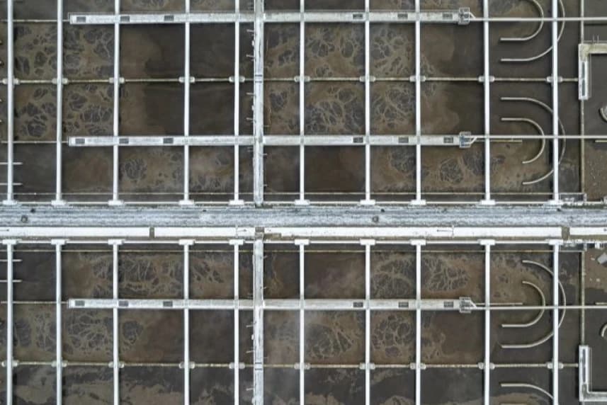 Zima może być niebezpieczna dla procesu oczyszczania ścieków Oczyszczalnia ścieków Pomorzany w Szczecinie.