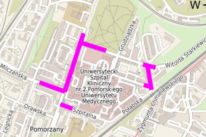 Zmiana organizacji ruchu na skrzyżowaniu alei Powstańców Wielkopolskich z ulicą Milczańską Zmiana organizacji ruchu na skrzyżowaniu alei Powstańców Wielkopolskich z ulicą Milczańską