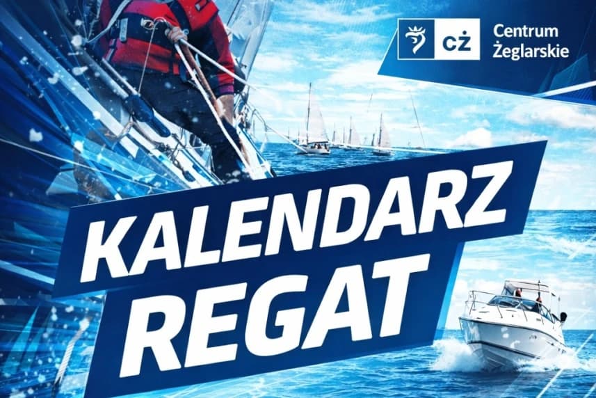 Żeglarzu, te daty zapisz w kalendarzu! Grafika ilustracyjna. Kalendarz wydarzeń.