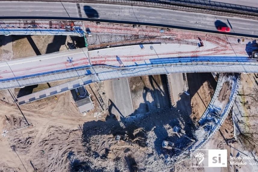 Zmiany w komunikacji – kolejny etap prac przy wyburzeniu łącznic Trasy Zamkowej Trasa Zamkowa remont