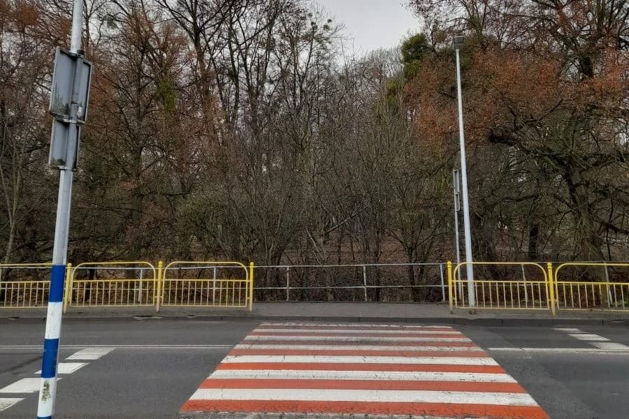 Na Warszewie powstanie oświetlenie przejść dla pieszych Oświetlenie przejścia dla pieszych.