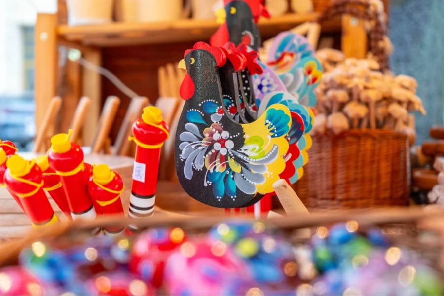 Szczeciński Jarmark Wielkanocny już za tydzień! Stoisko wyrobami z drewna na szczecińskim jarmarku wielkanocnym