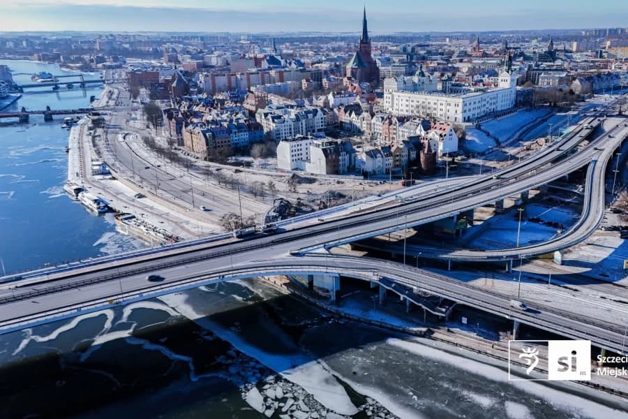Remont Trasy Zamkowej. Dobra wiadomość dla kierowców Trasa Zamkowa w Szczecinie.