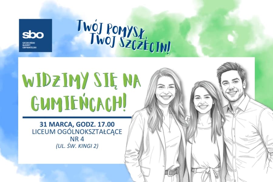 SBO 2027: widzimy się na Gumieńcach 31 marca br. o godzinie 17 w LO nr 4, odbędzie się spotkanie dla mieszkańców dotyczące SBO 2027.