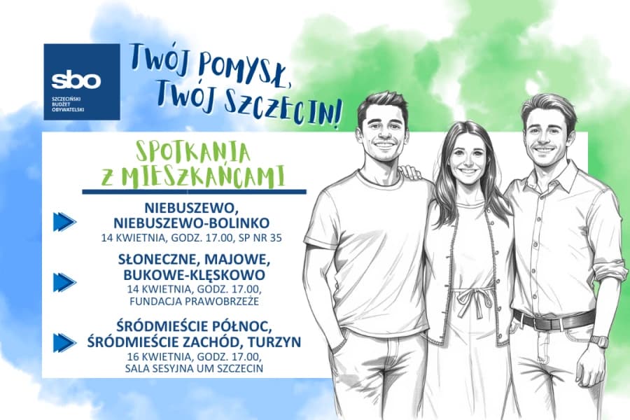 SBO 2027: Ostatnie spotkania dla przyszłych wnioskodawców Grafika z terminami kolejnych spotkań z mieszkańcami