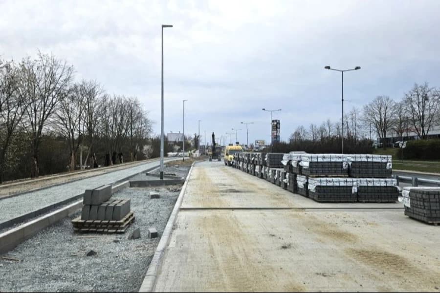 Powstaje zatoka do kontroli samochodów ciężarowych Powstaje zatoka do kontroli samochodów ciężarowych