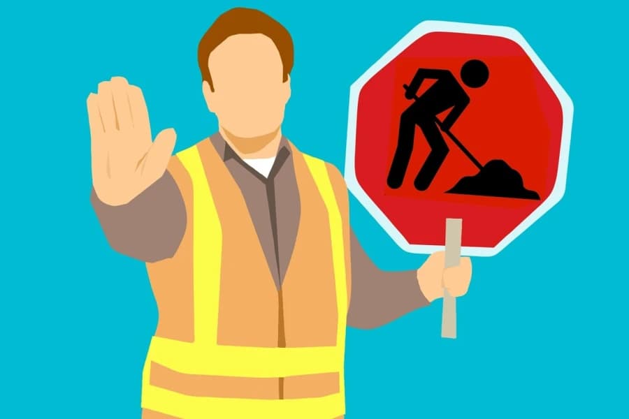 Utrudnienia w ruchu. Roboty na ul. Południowej Grafika ilustracyjna