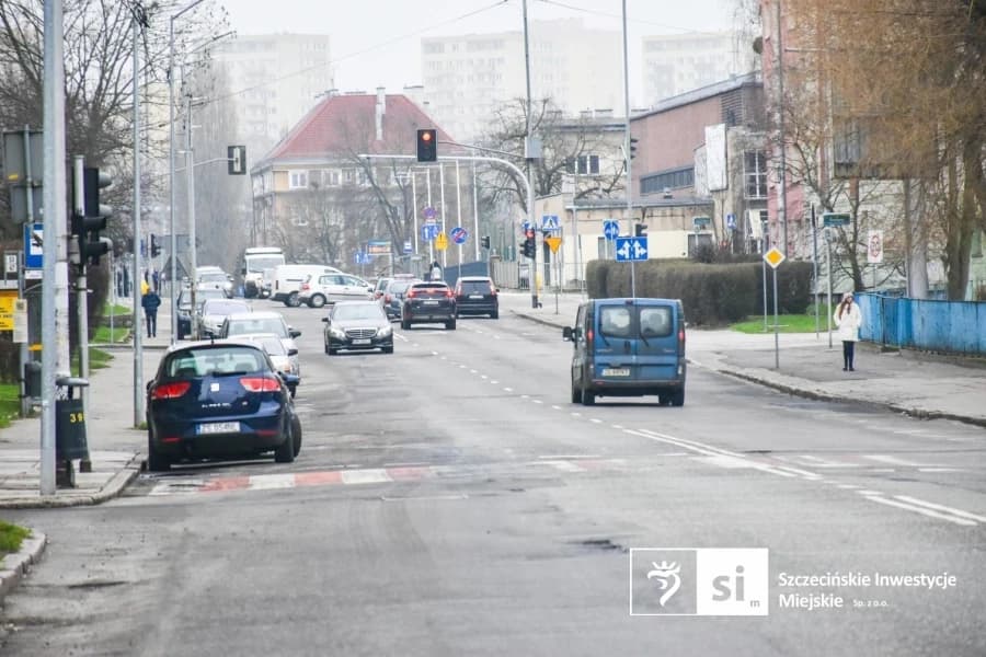 Przebudowa ulicy Emilii Plater. Start prac przygotowawczych Ulica Emilii Plater w Szczecinie.