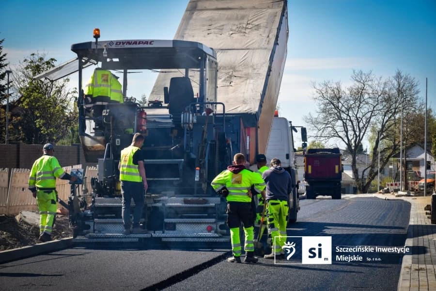 Asfaltowanie na Północnej. Zobacz zdjęcia z placu budowy Asfaltowanie na Północnej