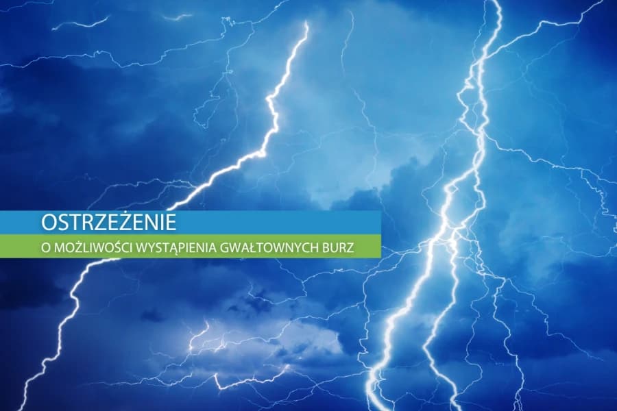 Uwaga! Dziś może zagrzmieć Grafika ilustracyjna