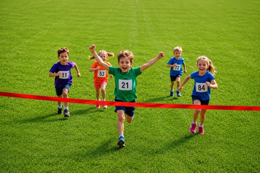 W zdrowym ciele – zdrowy duch! Sportowe zmagania przedszkolaków Zdjęcie ilustracyjne