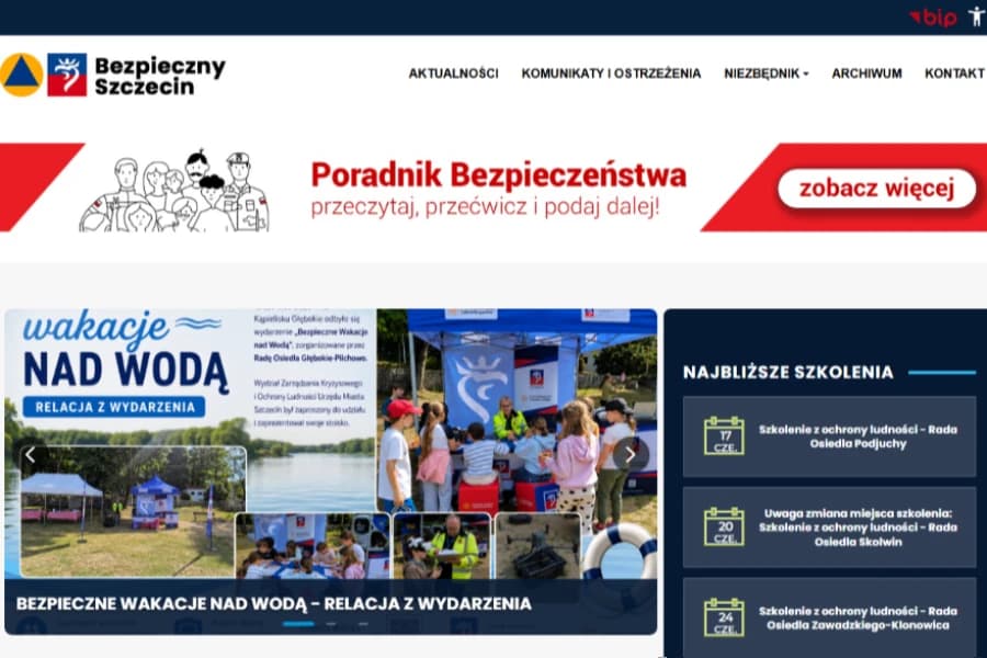 Bezpieczny Szczecin. Ruszył nowy portal poświęcony bezpieczeństwu mieszkańców portal Bezpieczny Szczecin
