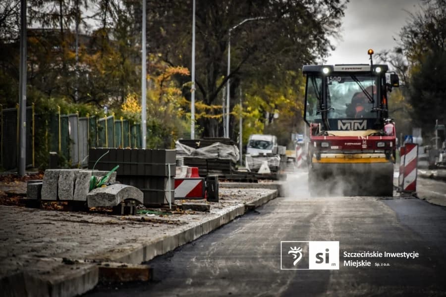 Krzemienna i Smocza: zmiany w organizacji ruchu #6 Prace remontowej na ulicy Krzemiennej.